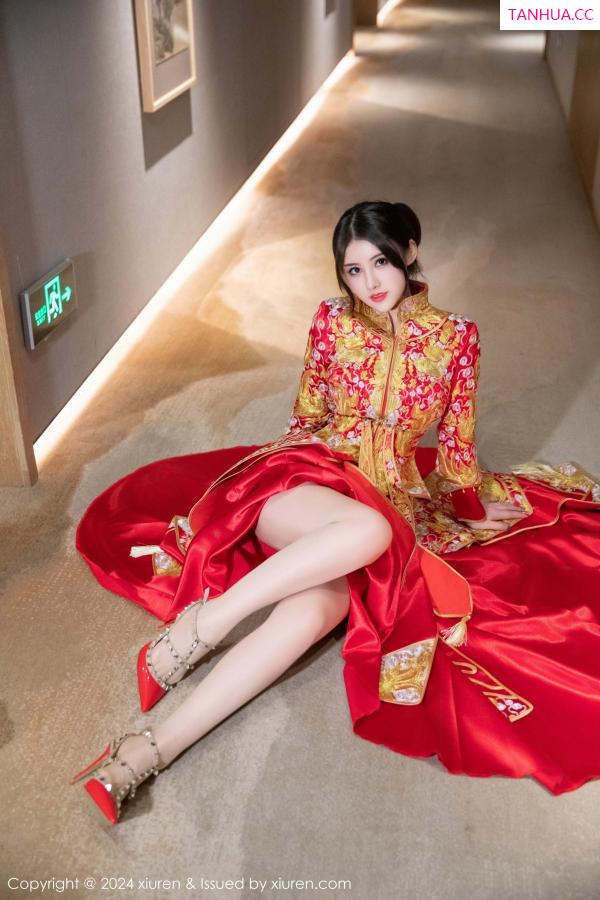 陈诗诗 诗诗 [XiuRen]高清写真图 2024.11.22 No.9494 诗诗kiki 美腿新娘第6张图片
